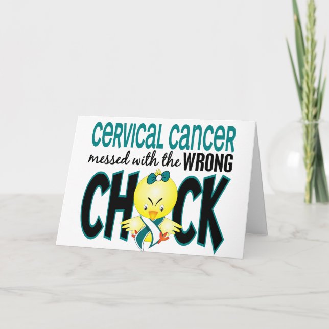 Cervical Cancer har fått fel Chick Kort (Framsida)