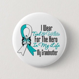 Cervical Cancer Ribbon My Hero Min mormor Knapp