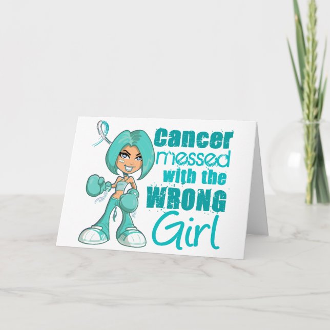 Cervical Cancer som sviktat på fel flicka Kort (Framsida)