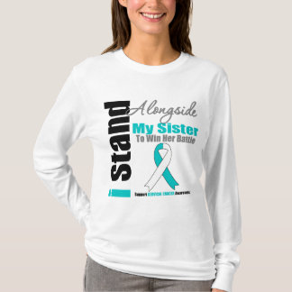Cervical cancer står jag tillsammans med min tee shirt