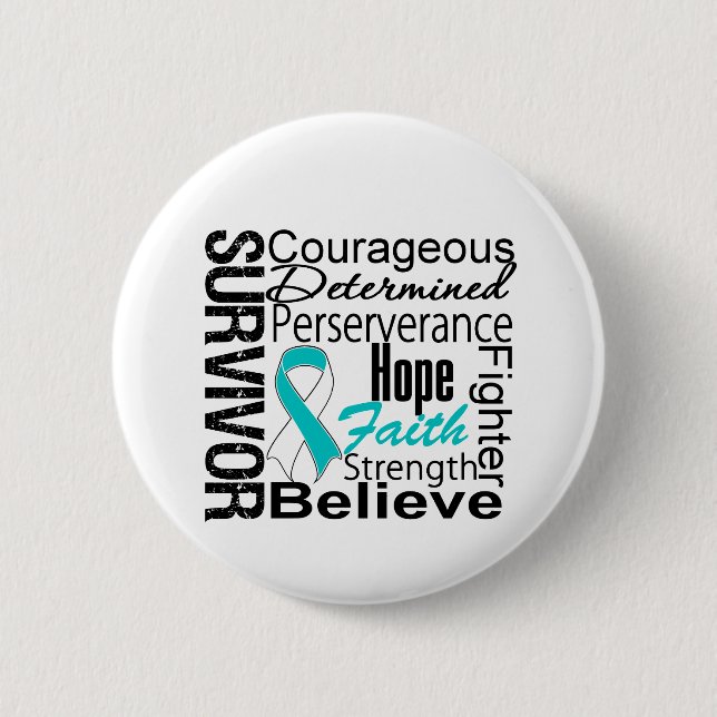 Cervical Cancer Survivor Collage Knapp (Framsida)