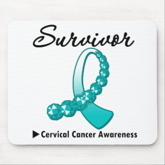 Cervical Cancer Survivor Gemstone Ribbon Musmatta