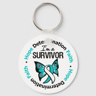 Cervical Cancer Survivor Hope Determination Faith Nyckelring