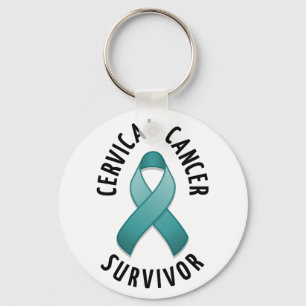 Cervical Cancer Survivor Keychain Nyckelring