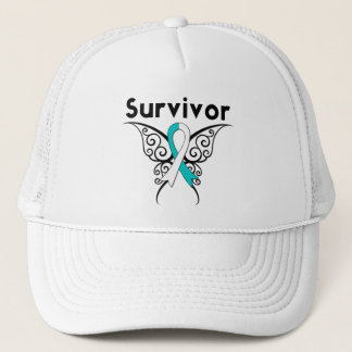 Cervical Cancer Survivor Tribal Butterfly Keps