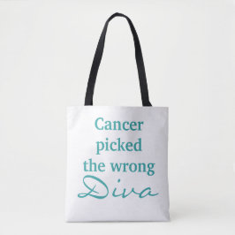 Cervical Cancer Wrong Diva (två sidoträn) Tygkasse