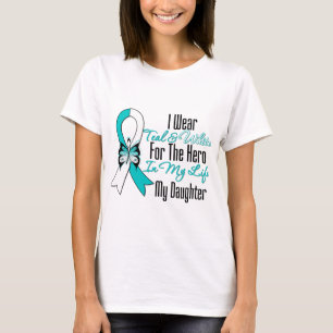 Cervical cancerband min hjälte min dotter tee