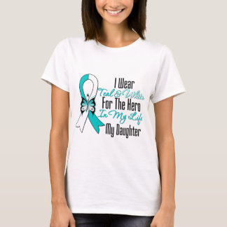 Cervical cancerband min hjälte min dotter tee