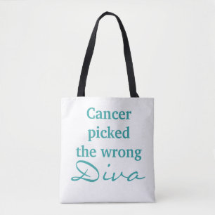 Cervical cancerfelDiva (den dubbelsidiga totot) Tygkasse