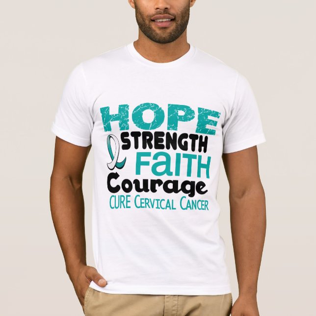 Cervical cancerHOPP 3 Tee Shirt (Framsida)