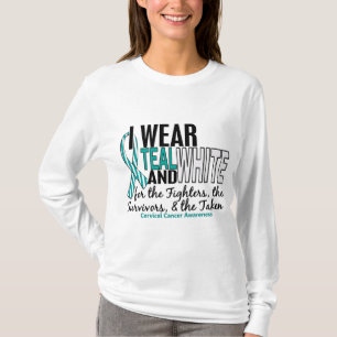 CERVICAL CANCERkrickavit för kämpeöverlevandear Tee
