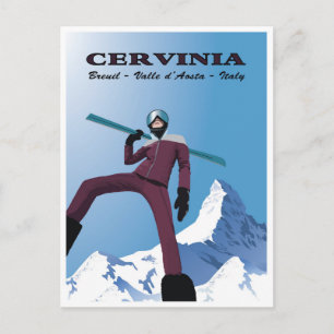 Cervinia,Breuil,Valle d'Aosta,Italien Vykort