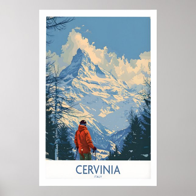 Cervinia Resoreraffisch - Italien 1 Poster (Framsidan)