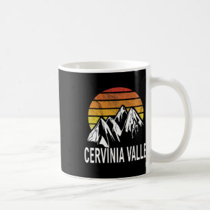 Cervinia Valle d'aosta Italien Ski Resort Snowboar Kaffemugg