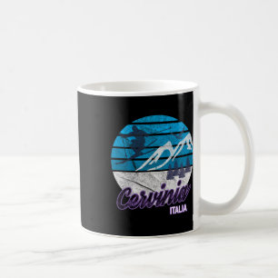 Cervinia Valle D'aosta Italien Skidort Snowboard Kaffemugg