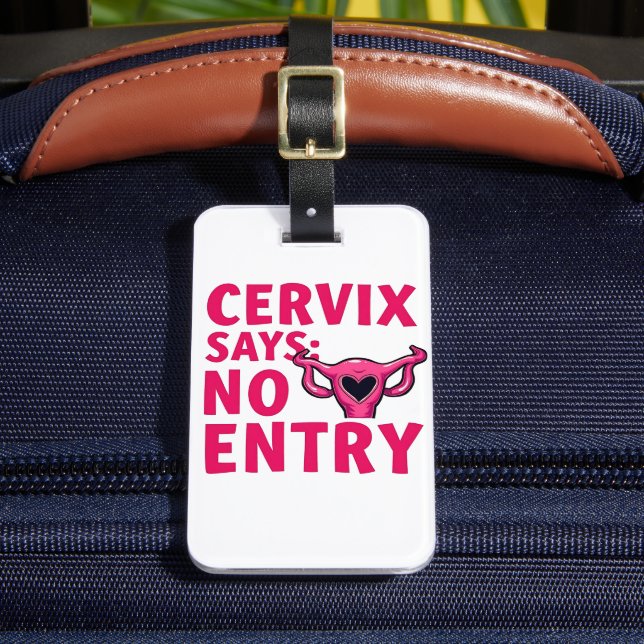 Cervix säger inget Womb Pro-köp på ingångsnivå Bagagebricka (Framsida Insitu 2)