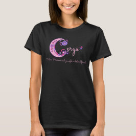 Cerys tjejer C namn betyder monogramskjorta Tee