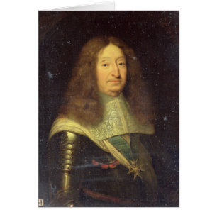 Cesar de Bourbon Hertig av Vendome och Beaufort Hälsningskort