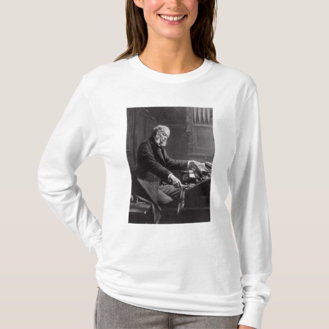 Cesar Franck på trösta av organ Tee Shirt (Framsida)