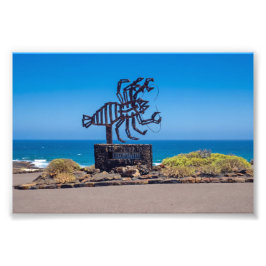 César Manrique Hummer Skulptur, Jameos del Agua Fototryck