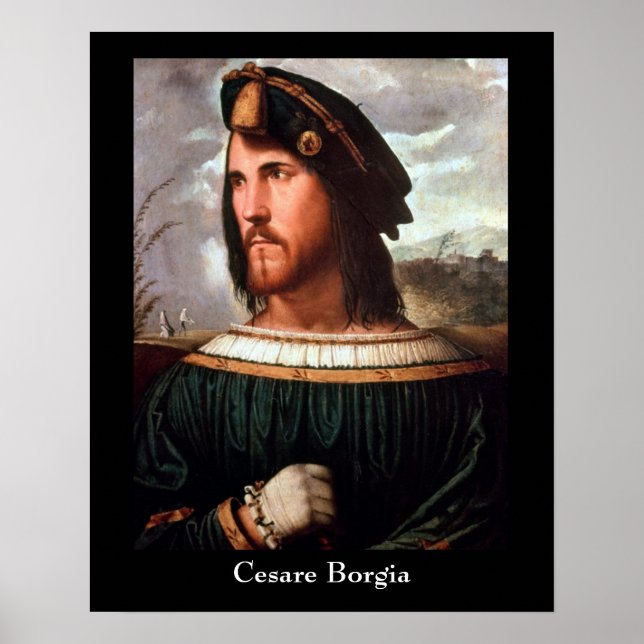 Cesare Borgia Poster (Framsidan)