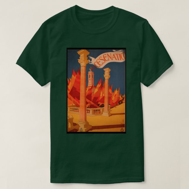 Cesenatico vintage resor poster t shirt (Design framsida)