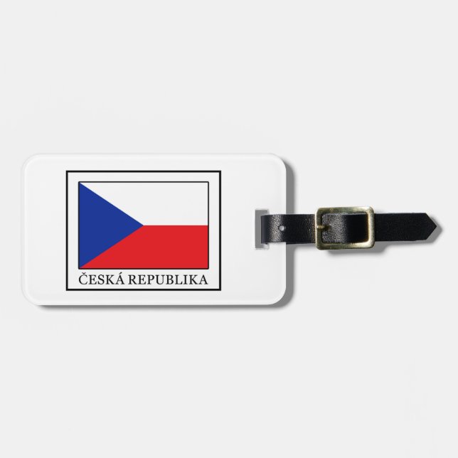 Ceska Republika Bagagebricka (Horisontell Framsida)