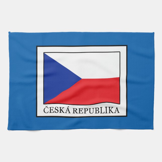 Ceska Republika Kökshandduk (Horisontell)