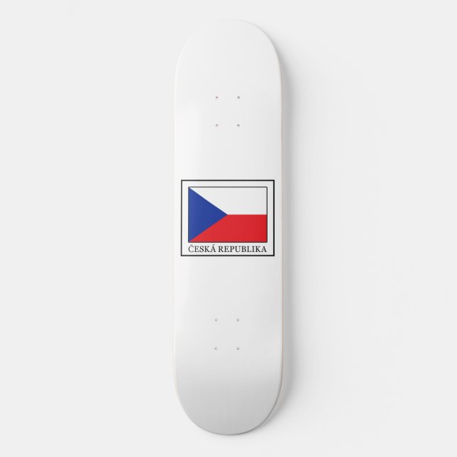 Ceska Republika Skateboard Bräda 20,5 Cm (Framsida)