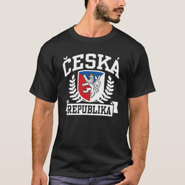 Ceska Republika Tee Shirt (Framsida)