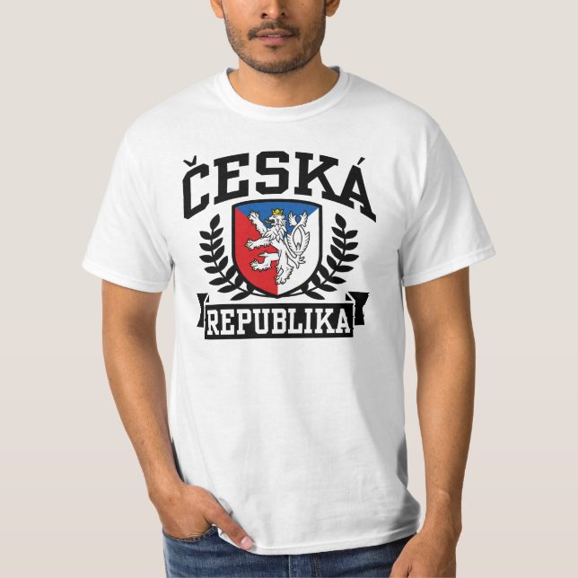Ceska Republika Tee Shirt (Framsida)