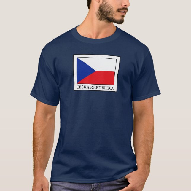 Ceska Republika Tee Shirt (Framsida)