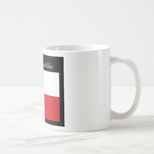 Česká republika vlajka kaffemugg (Höger)
