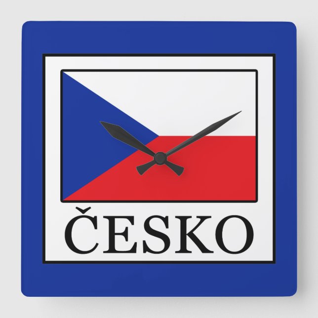 Česko Fyrkantig Klocka (Framsida)