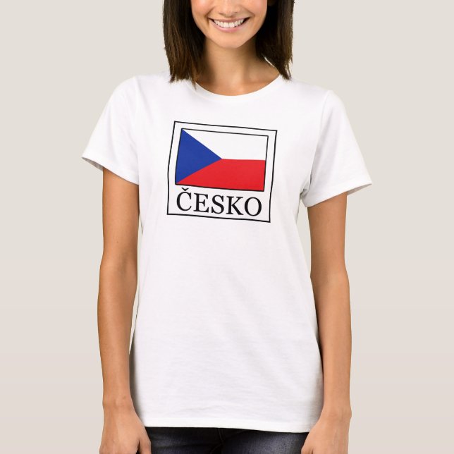 Česko T Shirt (Framsida)