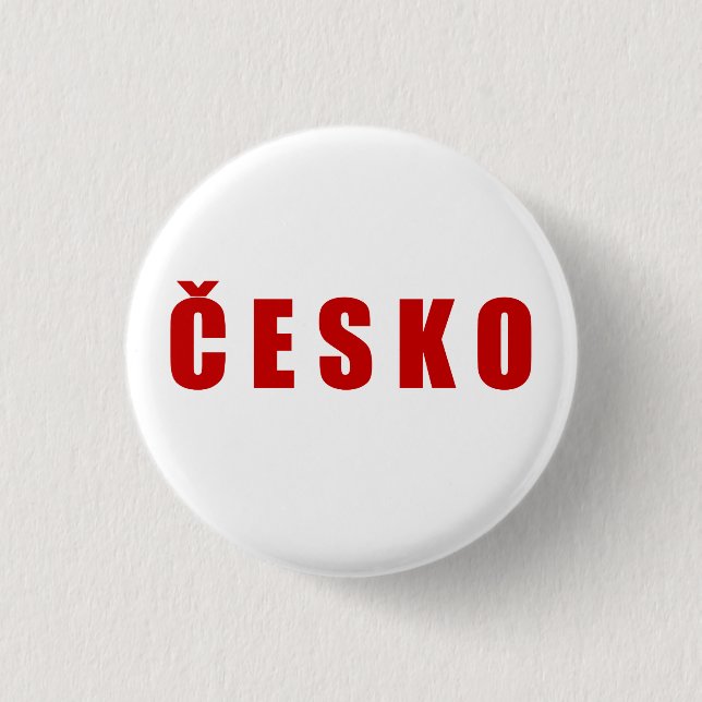 Cesko Tjeckien Knapp (Framsida)