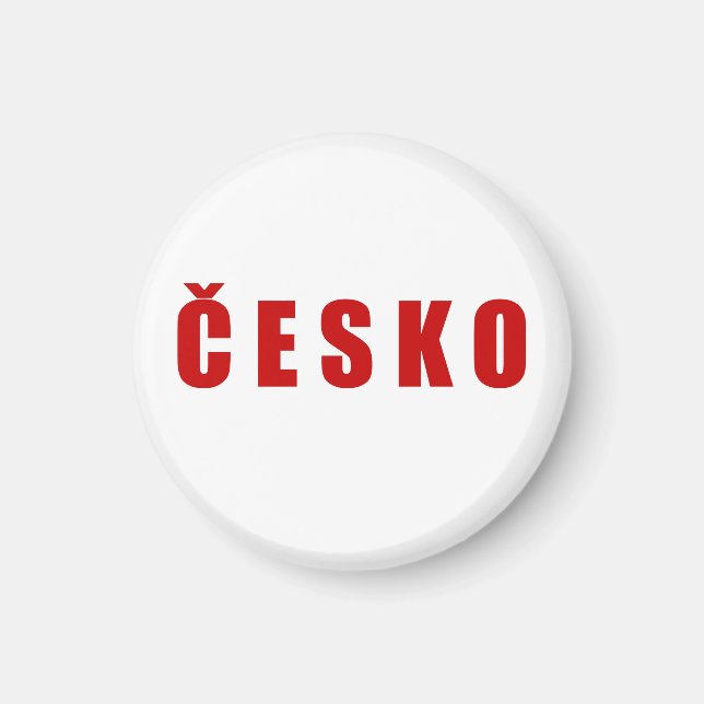 Cesko Tjeckien Magnet (Framsidan)