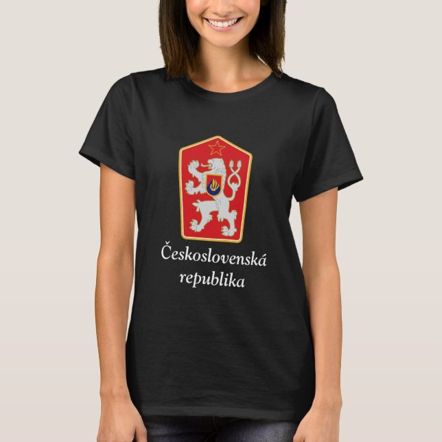 Československá republika - Czechoslovakia T-Shirt. T-shirt (Framsida)