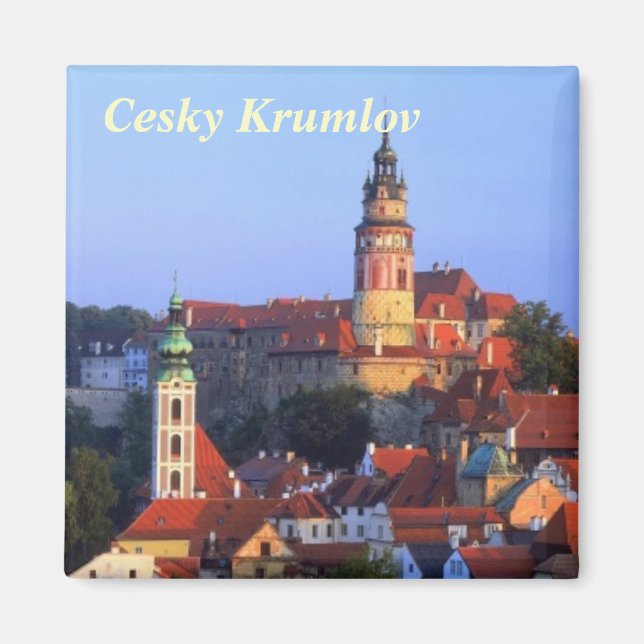 Cesky Krumlov kylmagnet Magnet (Framsidan)