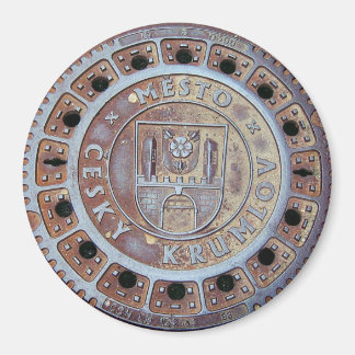 Cesky Krumlov Sewer Cover Magnet