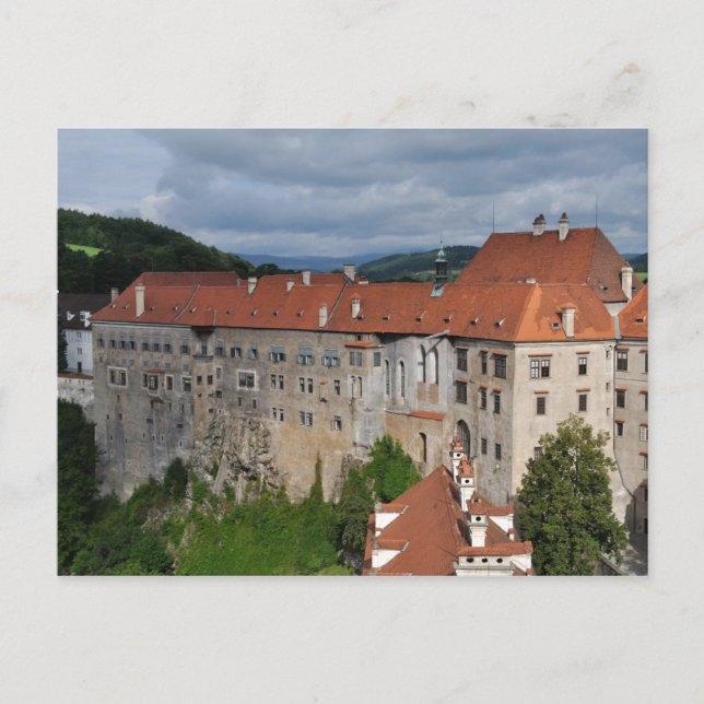 Cesky Krumlov slott vykort (Framsida)