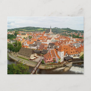 Český Krumlov South Bohemia Czech Vykort