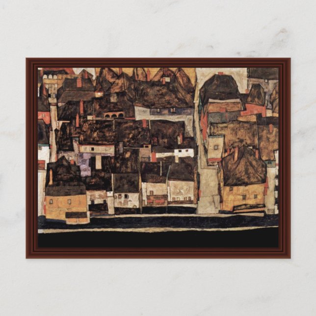 Cesky Krumlov Vid Vltava Eller Liten Iv Vykort (Framsida)