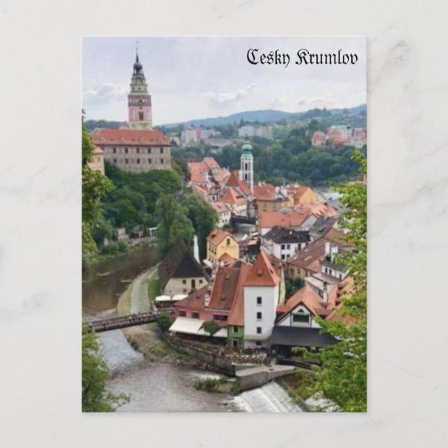 Cesky Krumlov Vykort (Framsida)
