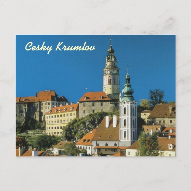 Cesky Krumlov vykort (Framsida)