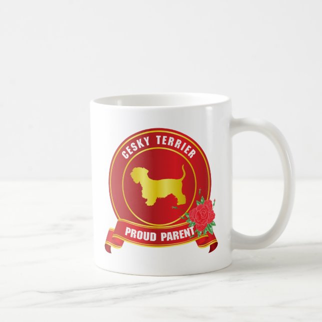 Cesky Terrier Kaffemugg (Höger)