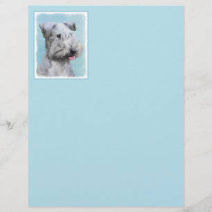 Cesky Terrier Painting - Cute Original Hund Art