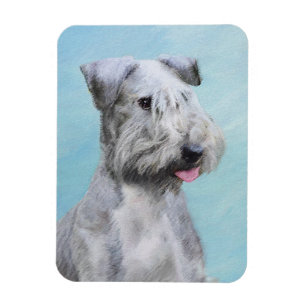 Cesky Terrier Painting - Cute Original Hund Art Magnet