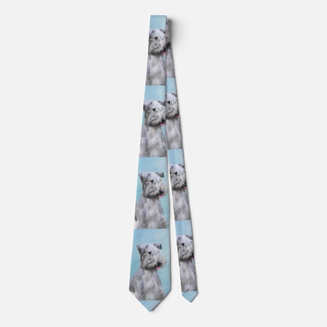 Cesky Terrier Painting - Cute Original Hund Art Slips (Framsida)