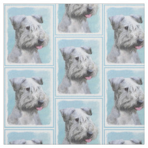 Cesky Terrier Painting - Cute Original Hund Art Tyg